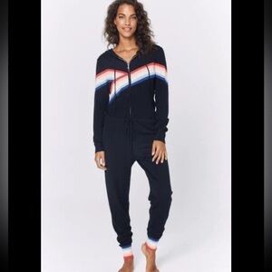 Madeline Thompson Spiritual Gangster × RAINBOW One Piece Jumpsuit Hoodie Sz S